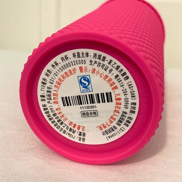 STARBUCKS Soft Touch Barbie China Studded Tumbler - Picture 5 of 9